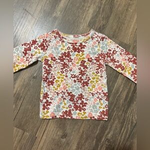 Charming Floral Long Sleeve Kids Tee